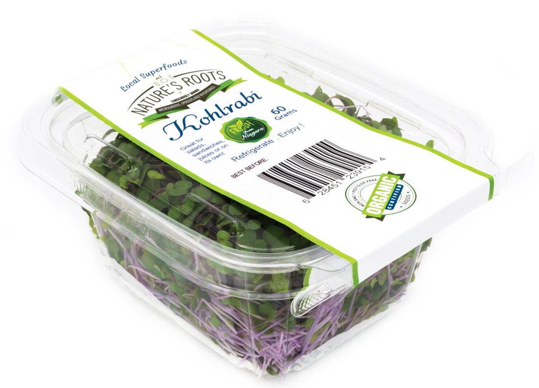 Kohlrabi Microgreen Packed near me